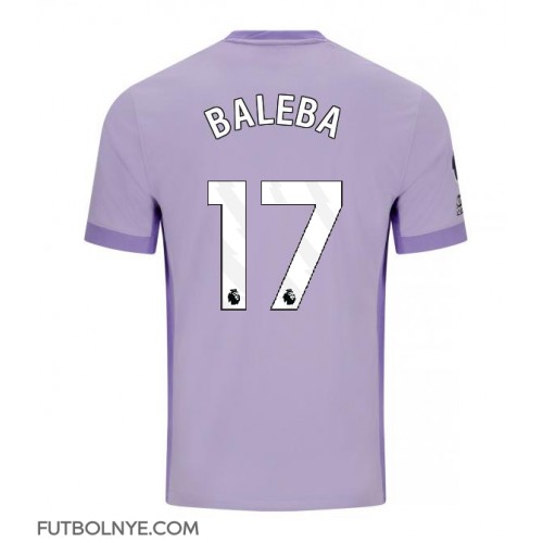 Camiseta Brighton Carlos Baleba #17 Visitante Equipación 2025-26 manga corta Camiseta Brighton Carlos Baleba #17 Visitante Equipación 2025-26 manga corta